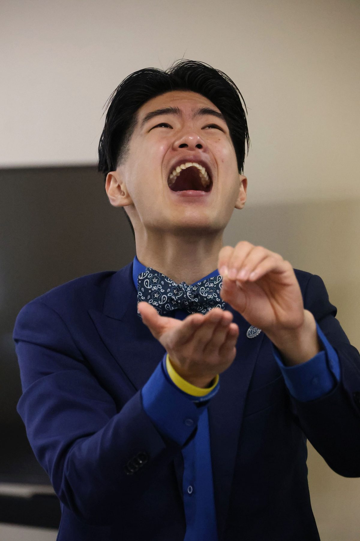 One Voice student celebrating